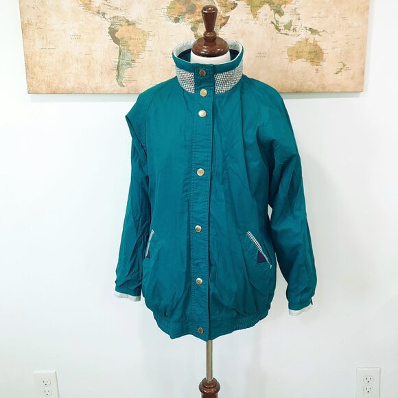 Vtg 80s reversible utility jacket - 2 coats in 1! - Picture 2 of 14